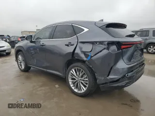 2023 Lexus NX with VIN 2T2GKCEZ6PC009668, listed as a Copart auction lot 44822605 with 7,046 mi miles and Salvage Title. Bid and sale history available at carsss.com. Image 2.