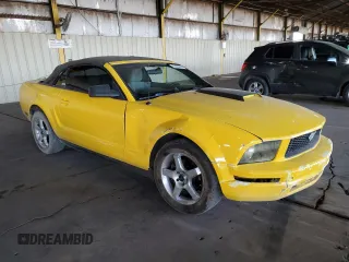 2007 Ford Mustang Deluxe with VIN 1ZVHT84N475215065, listed as a Copart auction lot 82624444 with 163,810 mi miles and Salvage Title. Bid and sale history available at carsss.com. Image 4.