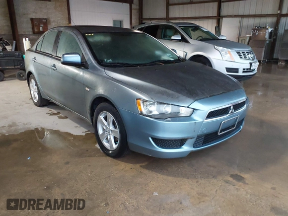 2008 Mitsubishi Lancer DE with VIN JA3AU26U08U034294, listed as a IAAI auction lot 42158892 with 50,467 mi miles. Bid and sale history available at carsss.com. Image 1.