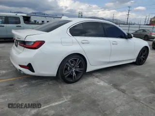 2022 BMW 3 Series 330i with VIN 3MW5R1J08N8C23042, listed as a Copart auction lot 56992485 with 43,693 mi miles and Salvage title. Bid and sale history available at DreamBid. Image 3.