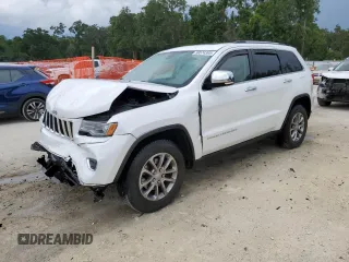 2014 Jeep Grand Cherokee Limited with VIN 1C4RJFBGXEC266441, listed as a Copart auction lot 59574365 with 103,164 mi miles and Salvage title. Bid and sale history available at DreamBid. Image 1.