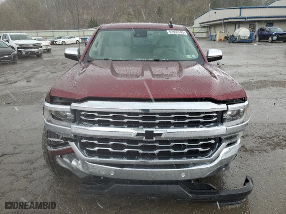 2017 Chevrolet Silverado 1500 LTZ with VIN 1GCVKSECXHZ224561, listed as a Copart auction lot 52955145 with 83,571 mi miles and Salvage Title. Bid and sale history available at carsss.com. Image 5.
