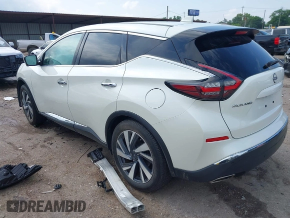 2023 Nissan Murano SL z VIN 5N1AZ2CS0PC130237, wystawiony jako IAAI lot #42103971 z przebiegiem 48 316 mil mil oraz . Historia ofert i sprzedaży dostępna na DreamBid. Obrazek 3.