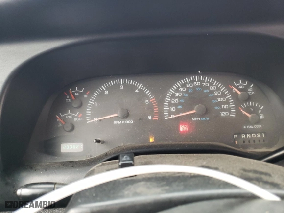 1999 Dodge Ram 1500 with VIN 3B7HF13Z4XG115014, listed as a Copart auction lot 84832044 with 203,821 mi miles and Salvage Title. Bid and sale history available at carsss.com. Image 9.