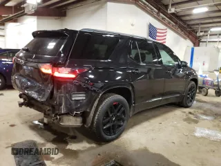 2021 Chevrolet Traverse Premier with VIN 1GNERKKW4MJ219012, listed as a Copart auction lot 43747735 with 83,735 mi miles and Salvage Title. Bid and sale history available at carsss.com. Image 3.
