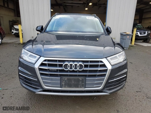 2018 Audi Q5 Premium Plus with VIN WA1BNAFY9J2233680, listed as a Copart auction lot 41747045 with 57,132 mi miles and Salvage Title. Bid and sale history available at carsss.com. Image 5.