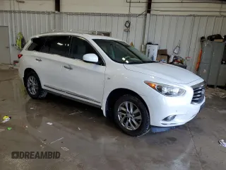 2014 Infiniti QX60 with VIN 5N1AL0MM9EC520157, listed as a Copart auction lot 57418595 with 156,534 mi miles and Clean title. Bid and sale history available at DreamBid. Image 4.