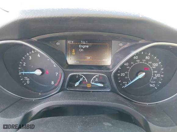 2016 Ford Focus SE with VIN 1FADP3FE4GL208981, listed as a IAAI auction lot 41699896 with 155,387 mi miles. Bid and sale history available at carsss.com. Image 7.