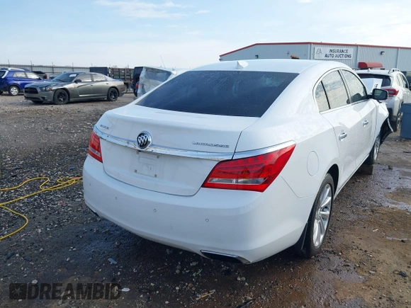 2016 Buick LaCrosse Leather with VIN 1G4GB5G36GF105019, listed as a IAAI auction lot 41866150 with 107,761 mi miles. Bid and sale history available at carsss.com. Image 4.