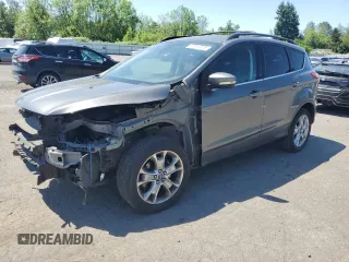 2013 Ford Escape SEL with VIN 1FMCU9HX1DUC79086, listed as a Copart auction lot 57312515 with 124,928 mi miles and Salvage title. Bid and sale history available at DreamBid. Image 1.