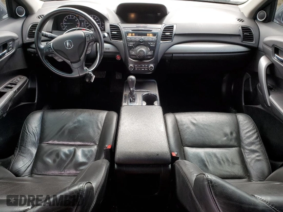 2015 Acura RDX Tech Pkg with VIN 5J8TB3H59FL005733, listed as a Copart auction lot 50652225 with 124,559 mi miles and Salvage Title. Bid and sale history available at carsss.com. Image 8.