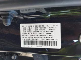 2018 Acura TLX Technology with VIN 19UUB2F59JA004720, listed as a IAAI auction lot 42033310 with 67,620 mi miles and . Bid and sale history available at DreamBid. Image 9.