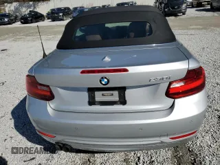 2017 BMW 2 Series 230i with VIN WBA2K9C54HV646717, listed as a Copart auction lot 41997345 with 123,963 mi miles and Salvage Title. Bid and sale history available at carsss.com. Image 6.