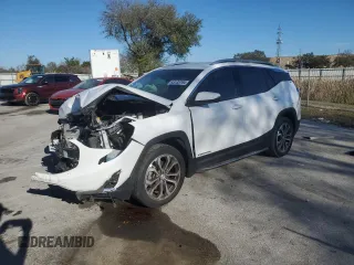 2020 GMC Terrain SLT z VIN 3GKALPEX1LL216929, wystawiony jako Copart lot #43133704 z przebiegiem 43 449 mil mil oraz Szkoda całkowita • Salvage title. Historia ofert i sprzedaży dostępna na DreamBid. Obrazek 1.