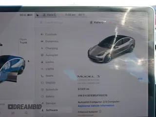 2018 Tesla Model 3 Long Range Battery with VIN 5YJ3E1EB5JF100578, listed as a IAAI auction lot 41959766 with 57,931 mi miles and . Bid and sale history available at DreamBid. Image 7.