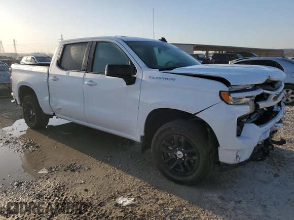 2024 Chevrolet Silverado 1500 RST with VIN 1GCUDEED5RZ182527, listed as a Copart auction lot 52426135 with 5,169 mi miles and Salvage Title. Bid and sale history available at carsss.com. Image 4.
