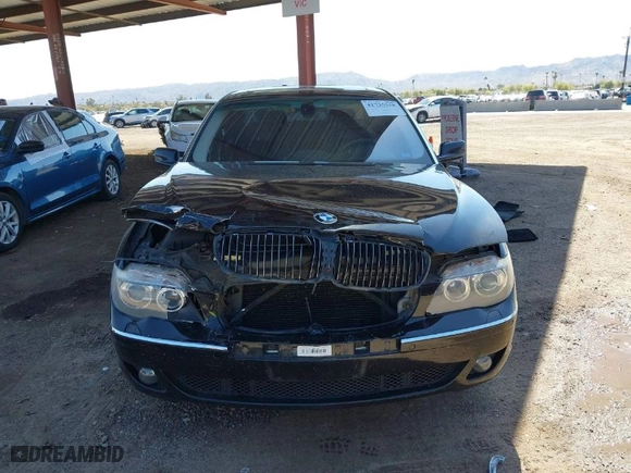 2008 BMW 7 Series 750Li with VIN WBAHN835X8DT83280, listed as a IAAI auction lot 41735528 with 103,464 mi miles. Bid and sale history available at carsss.com. Image 12.