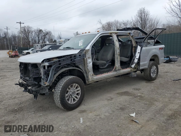 2018 Ford Super Duty F-250 SRW XL with VIN 1FT7W2B69JEC55051, listed as a Copart auction lot 44015115 with 73,111 mi miles and Salvage Title. Bid and sale history available at carsss.com. Image 1.