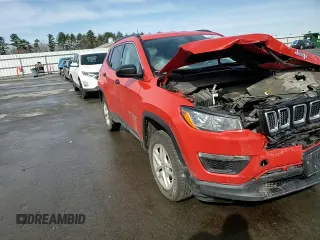 2021 Jeep Compass Sport z VIN 3C4NJDAB1MT500431, wystawiony jako Copart lot #51666125 z przebiegiem Nie podano mil oraz Szkoda całkowita • Salvage title. Historia ofert i sprzedaży dostępna na DreamBid. Obrazek 12.