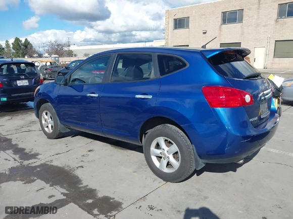 2010 Nissan Rogue S with VIN JN8AS5MT1AW012791, listed as a IAAI auction lot 41524188 with 172793 miles. Bid and sale history available at carsss.com. Image 3.