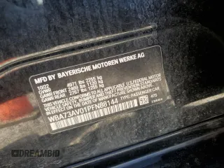 2023 BMW 4 Series 430i xDrive with VIN WBA73AV01PFN88144, listed as a Copart auction lot 53514735 with 61,582 mi miles and Salvage title. Bid and sale history available at DreamBid. Image 14.