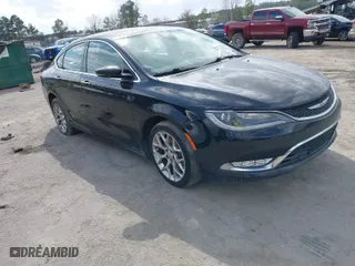 2015 Chrysler 200 C with VIN 1C3CCCEG2FN610445, listed as a IAAI auction lot 41759325 with 143,620 mi miles. Bid and sale history available at carsss.com. Image 1.