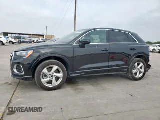 2021 Audi Q3 Premium z VIN WA1AUCF33M1058867, wystawiony jako Copart lot #56708705 z przebiegiem 55 658 mil mil oraz Szkoda całkowita • Salvage title. Historia ofert i sprzedaży dostępna na DreamBid. Obrazek 1.