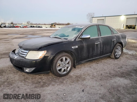 2008 Ford Taurus Limited with VIN 1FAHP25W48G112543, listed as a Copart auction lot 83317684 with 35,046 mi miles and Salvage Title. Bid and sale history available at DreamBid. Image 1.