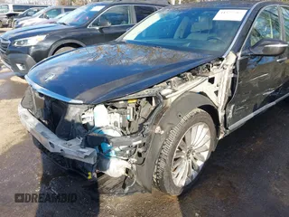 2015 Hyundai Equus Signature with VIN KMHGH4JHXFU095828, listed as a IAAI auction lot 41577881 with 173,663 mi miles and . Bid and sale history available at DreamBid. Image 6.