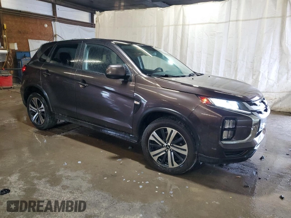 2020 Mitsubishi Outlander ES with VIN JA4AR3AU8LU026902, listed as a Copart auction lot 60210105 with 39,433 mi miles and Salvage title. Bid and sale history available at DreamBid. Image 4.