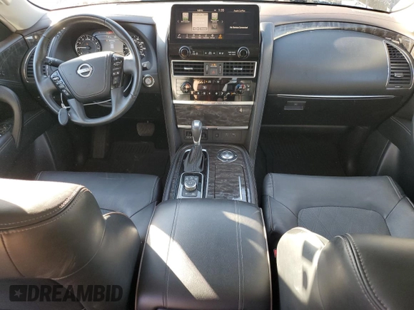 2021 Nissan Armada Platinum with VIN JN8AY2DA5M9372810, listed as a Copart auction lot 79209474 with 29,382 mi miles and Non Repairable. Bid and sale history available at carsss.com. Image 8.