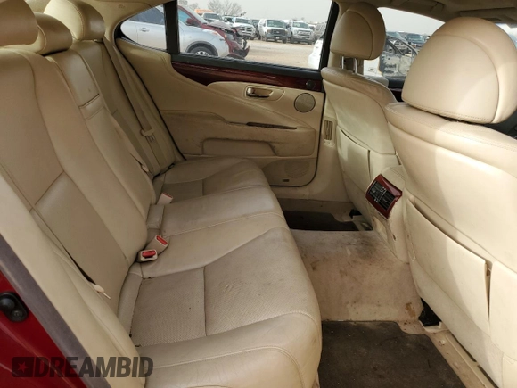 2011 Lexus LS 460 L with VIN JTHGL5EF5B5042720, listed as a Copart auction lot 46445965 with 154,801 mi miles and Salvage Title. Bid and sale history available at DreamBid. Image 10.