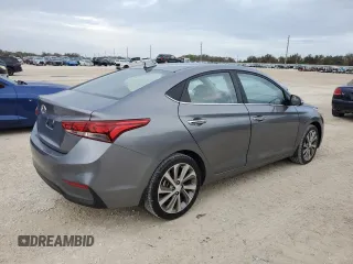 2020 Hyundai Accent Limited with VIN 3KPC34A67LE118346, listed as a Copart auction lot 79717804 with 4,046 mi miles and Clean Title. Bid and sale history available at carsss.com. Image 3.