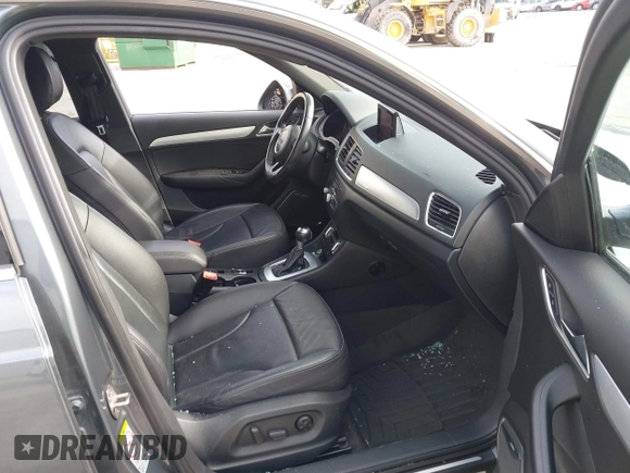2015 Audi Q3 Prestige with VIN WA1GFCFS9FR007776, listed as a IAAI auction lot 42126928 with 110,981 mi miles and . Bid and sale history available at DreamBid. Image 5.