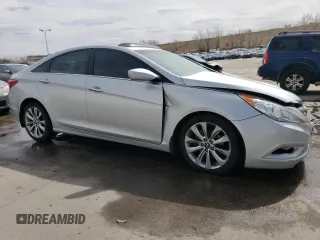 2013 Hyundai Sonata Limited with VIN 5NPEC4AC8DH591247, listed as a Copart auction lot 52420295 with 129,182 mi miles and Salvage Title. Bid and sale history available at carsss.com. Image 4.