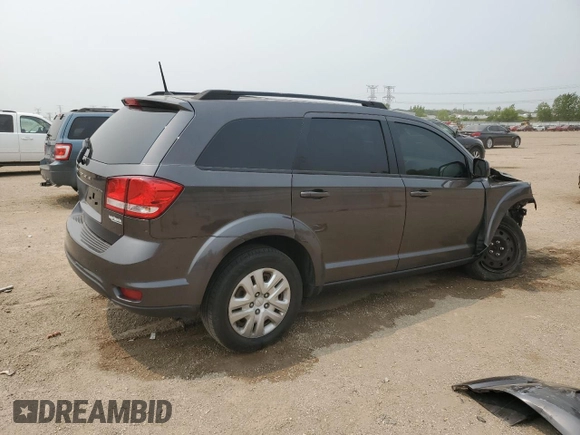 2018 Dodge Journey SXT with VIN 3C4PDCBG4JT522326, listed as a Copart auction lot 58783655 with 131,158 mi miles and Salvage title. Bid and sale history available at DreamBid. Image 3.