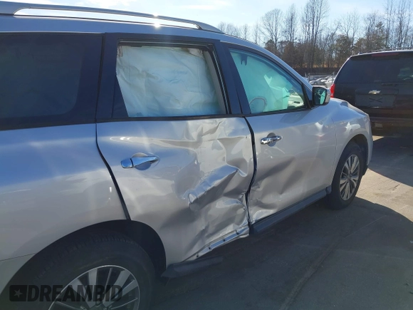 2018 Nissan Pathfinder SL with VIN 5N1DR2MM3JC644474, listed as a IAAI auction lot 41460391 with 73,249 mi miles and . Bid and sale history available at DreamBid. Image 6.