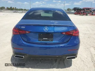2023 Mercedes-Benz C with VIN W1KAF4GB9PR150301, listed as a Copart auction lot 53760205 with 8,023 mi miles and Salvage Title. Bid and sale history available at carsss.com. Image 6.