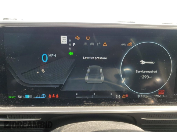 2023 Hyundai Ioniq 6 SEL z VIN KMHM34AA6PA053390, wystawiony jako Copart lot #55862745 z przebiegiem 19 613 mil mil oraz Szkoda całkowita • Salvage title. Historia ofert i sprzedaży dostępna na DreamBid. Obrazek 9.