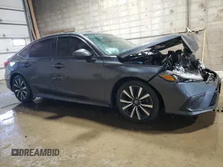 2024 Honda Civic Sedan EX with VIN 2HGFE1F76RH310332, listed as a Copart auction lot 88533665 with 37,613 mi miles and Salvage Title. Bid and sale history available at carsss.com. Image 4.