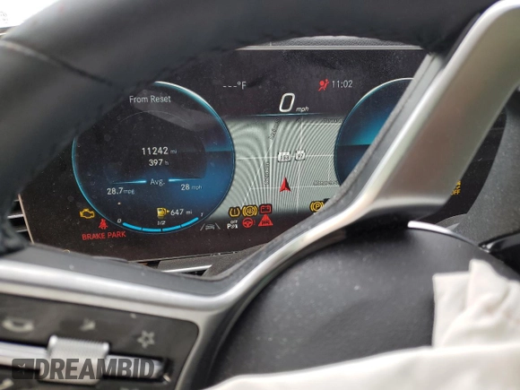 2023 Mercedes-Benz GLE 350 with VIN 4JGFB4KBXPA915769, listed as a Copart auction lot 77117744 with 11,242 mi miles and Salvage title. Bid and sale history available at DreamBid. Image 9.