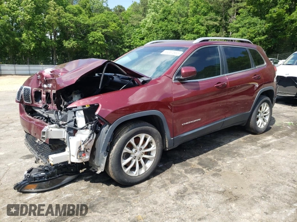 2019 Jeep Cherokee Latitude with VIN 1C4PJLCB2KD396146, listed as a Copart auction lot 56387665 with 134,142 mi miles and Clean title. Bid and sale history available at DreamBid. Image 1.