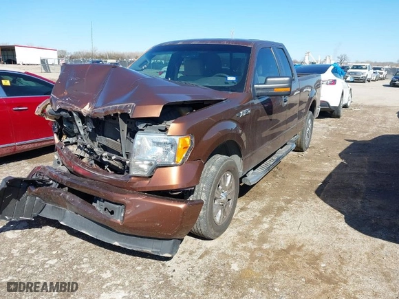 2012 Ford F-150 XL with VIN 1FTEX1CM3CFB21578, listed as a IAAI auction lot 41757411 with 154,185 mi miles. Bid and sale history available at carsss.com. Image 2.