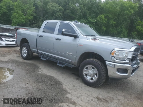 2022 Ram 2500 Tradesman with VIN 3C6UR5CJ2NG108459, listed as a Copart auction lot 55957595 with 96,940 mi miles and Salvage title. Bid and sale history available at DreamBid. Image 4.
