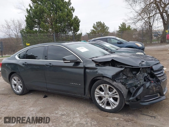 2014 Chevrolet Impala LT with VIN 1G1115SL1EU110327, listed as a IAAI auction lot 42136078 with 154,830 mi miles and . Bid and sale history available at DreamBid. Image 13.