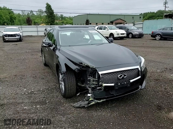 2014 Infiniti Q50 Premium with VIN JN1BV7AR0EM692022, listed as a Copart auction lot 60321765 with 72,366 mi miles and Salvage title. Bid and sale history available at DreamBid. Image 13.