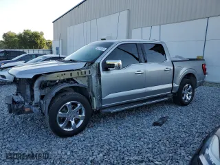 2021 Ford F-150 XL with VIN 1FTEW1C8XMKE52138, listed as a Copart auction lot 52744615 with 127,833 mi miles and Salvage Title. Bid and sale history available at carsss.com. Image 1.