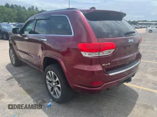 2018 Jeep Grand Cherokee Overland with VIN 1C4RJFCG2JC274512, listed as a Copart auction lot 63438715 with 161,870 mi miles and Clean title. Bid and sale history available at DreamBid. Image 3.