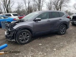 2020 Honda CR-V EX with VIN 5J6RW2H5XLL045168, listed as a Copart auction lot 47602645 with 101,791 mi miles and Salvage Title. Bid and sale history available at carsss.com. Image 1.