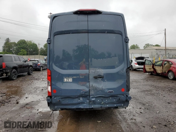 2020 Ford Transit Cargo with VIN 1FTBR3X87LKB26909, listed as a Copart auction lot 61000205 with 27,029 mi miles and Salvage title. Bid and sale history available at DreamBid. Image 6.